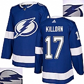 Lightning #17 Killorn Blue With Special Glittery Logo Adidas Jersey,baseball caps,new era cap wholesale,wholesale hats